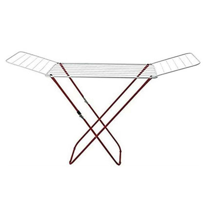 Tendedero Plegable metálico con alas, tenderetes de Ropa Plegables, 18 Metros de tendido(Metal)