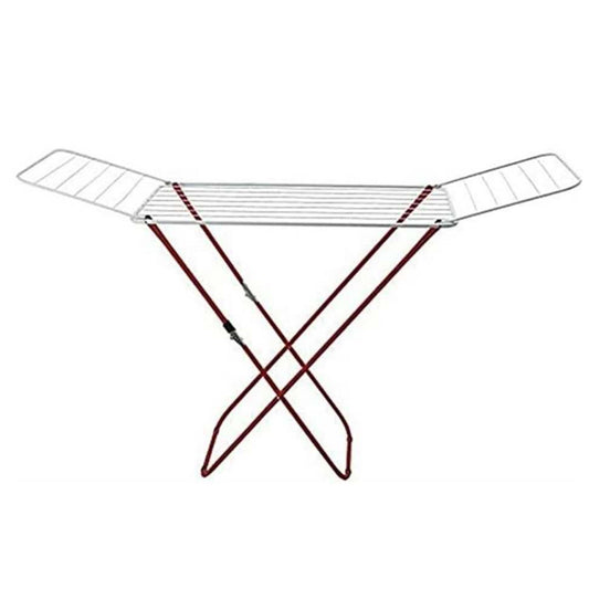 Tendedero Plegable metálico con alas, tenderetes de Ropa Plegables, 18 Metros de tendido(Metal)