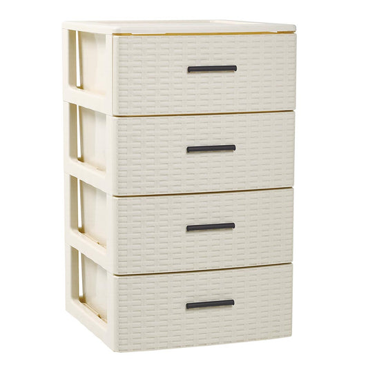 Cajonera Rin Rattan 4 Cajones