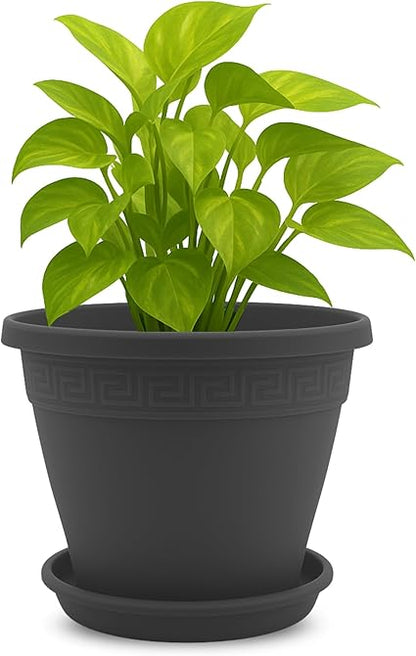 Maceta Plastico+ Plato,Fabricado en España.