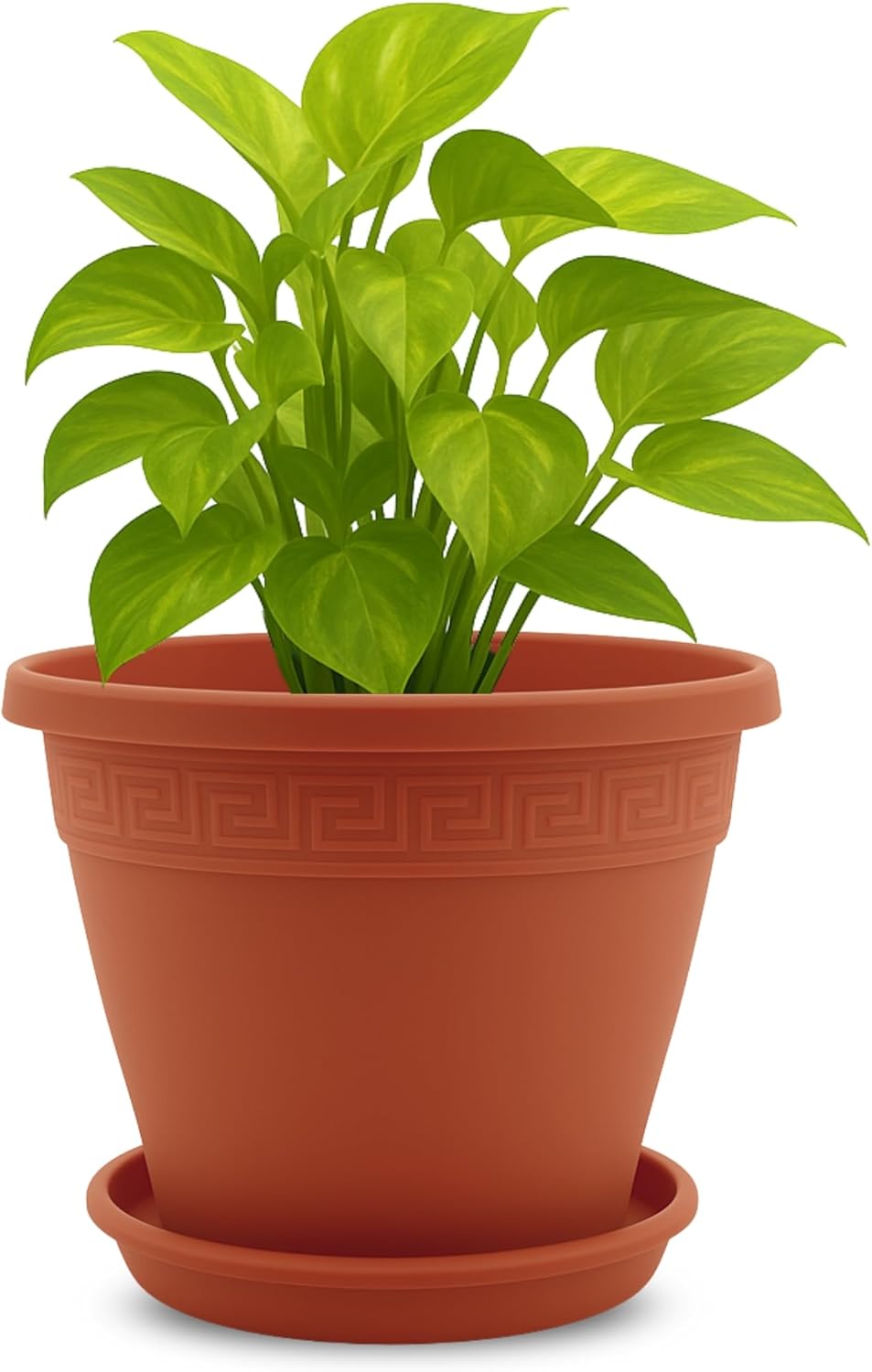 Maceta Plastico+ Plato,Fabricado en España.