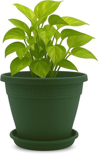 Maceta Plastico+ Plato,Fabricado en España.