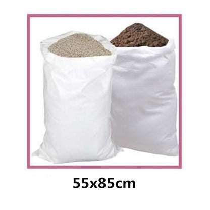 4 bolsas de tejido de polipropileno, para arena, suciedad, jardín.