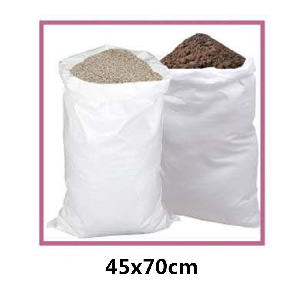 4 bolsas de tejido de polipropileno, para arena, suciedad, jardín.