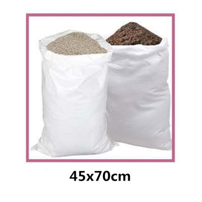 4 bolsas de tejido de polipropileno, para arena, suciedad, jardín.