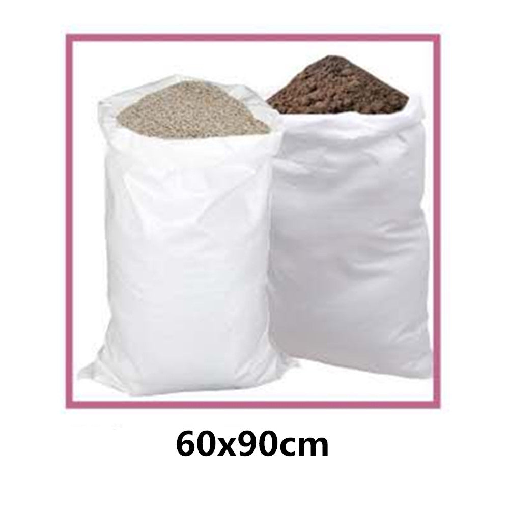 4 bolsas de tejido de polipropileno, para arena, suciedad, jardín.