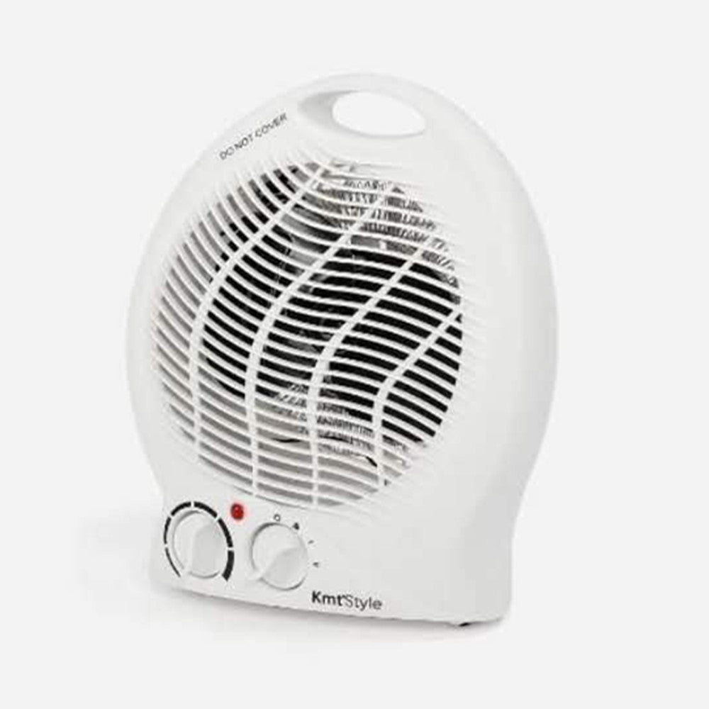 Kmt Calefactor Eléctrico de Baño Bajo Consumo . Termoventilador, 2000 W en 2 Niveles, Termostato Regulable, 3 Modos, Sistema de Seguridad, 20 m2