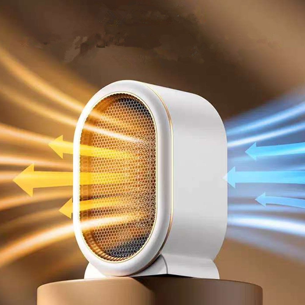 Calentadores Bajo Consumo Pequeños 220V 1200W, Dos Ajustes de Temperatura 1s de Calentamiento Rápido, Ventiladores Calentador Para Dormitorio, Sala de Estar y Oficina